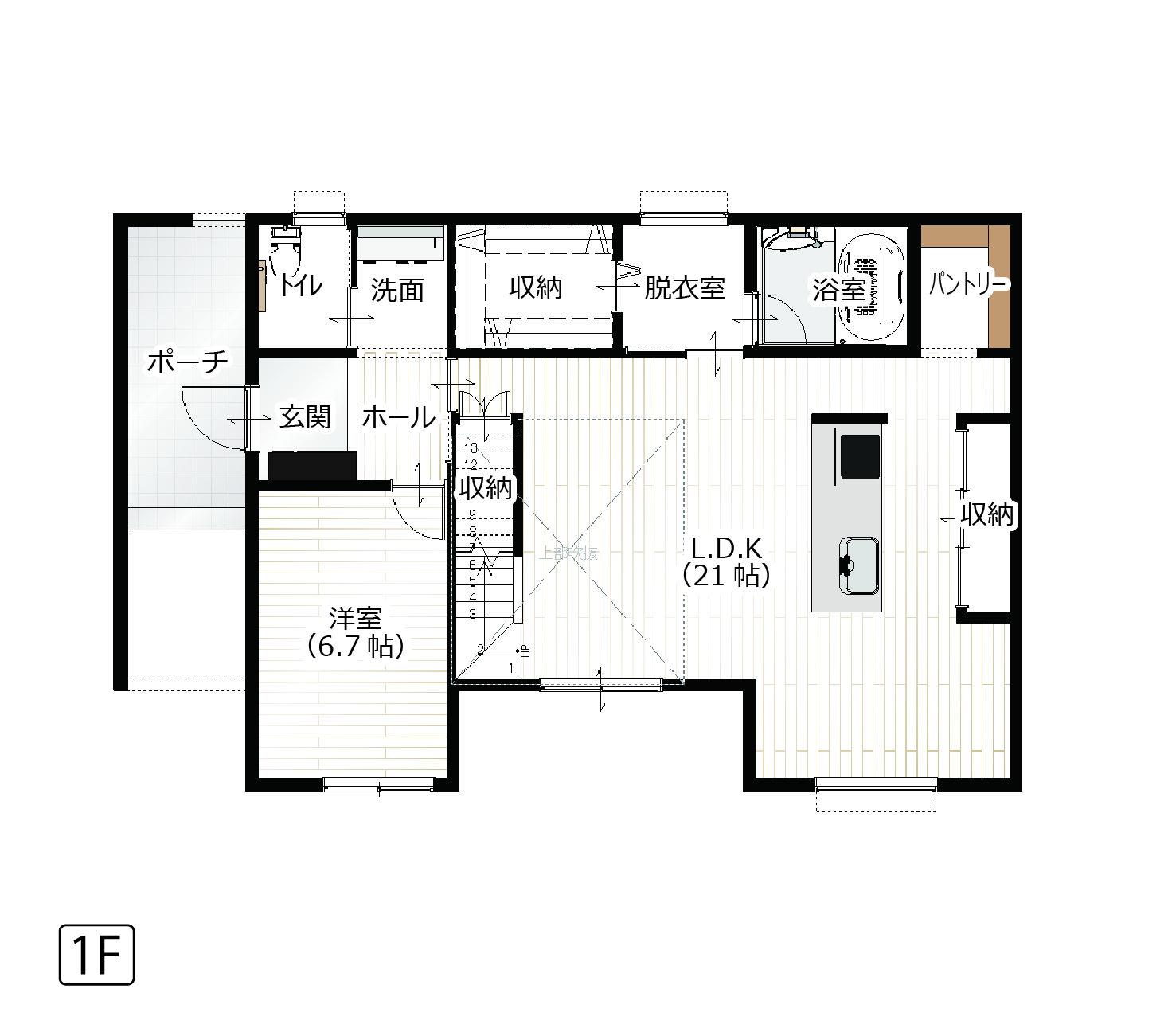 1階間取り図