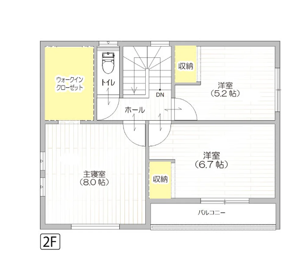 2階間取り図