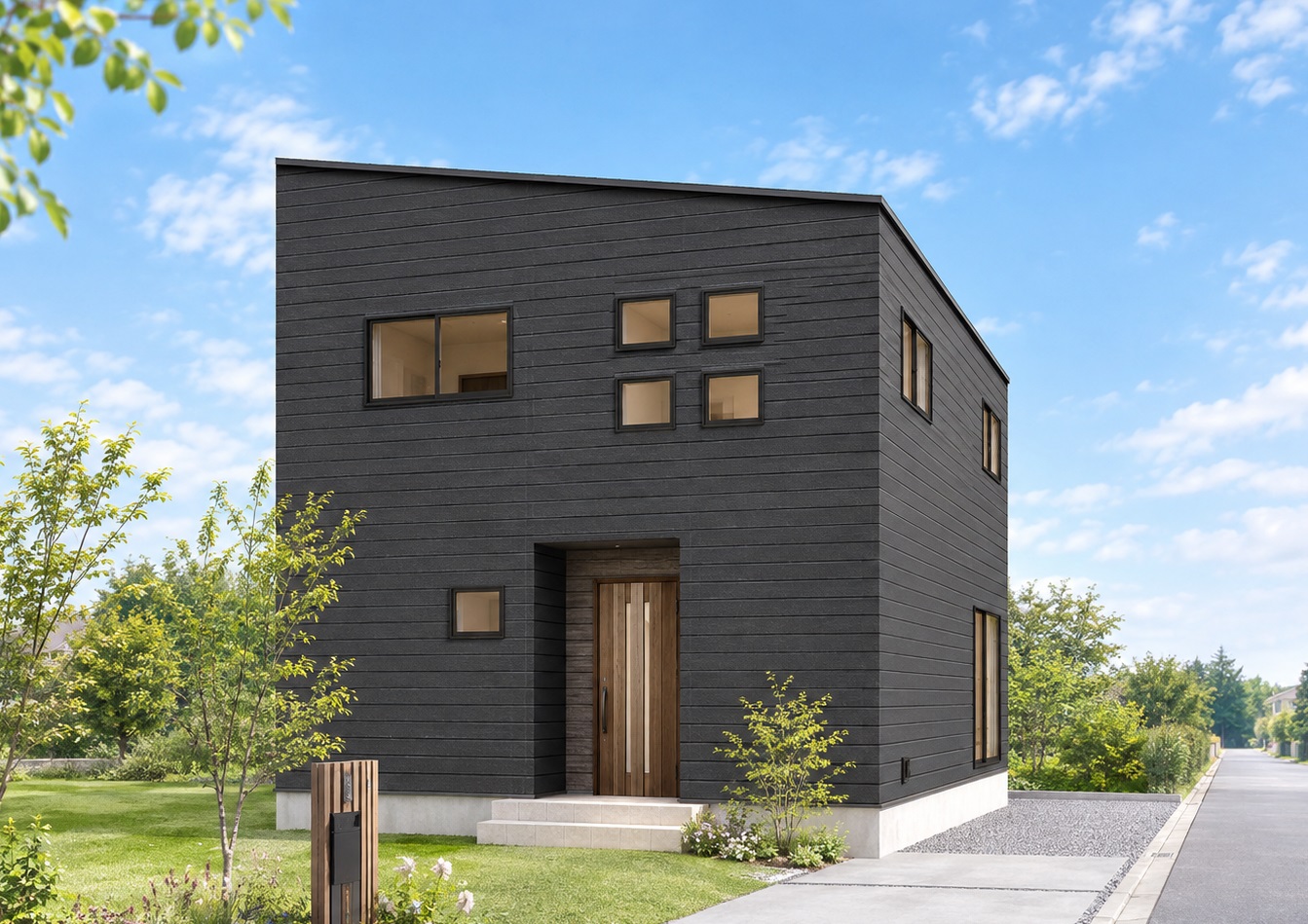 新築完成見学会の建物